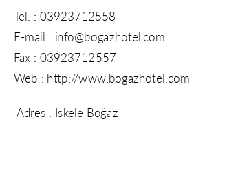 Boaz Hotel iletiim bilgileri